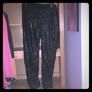 Torrid size 3 black sequined leggings